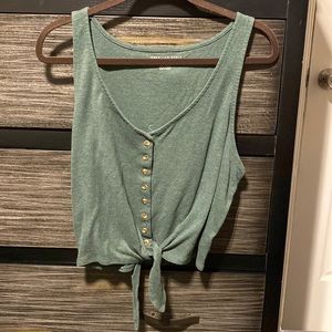 AMERICAN EAGLE TANK TOP GREEN